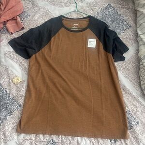 Sonoma Brown and Black Men's Raglan Tee